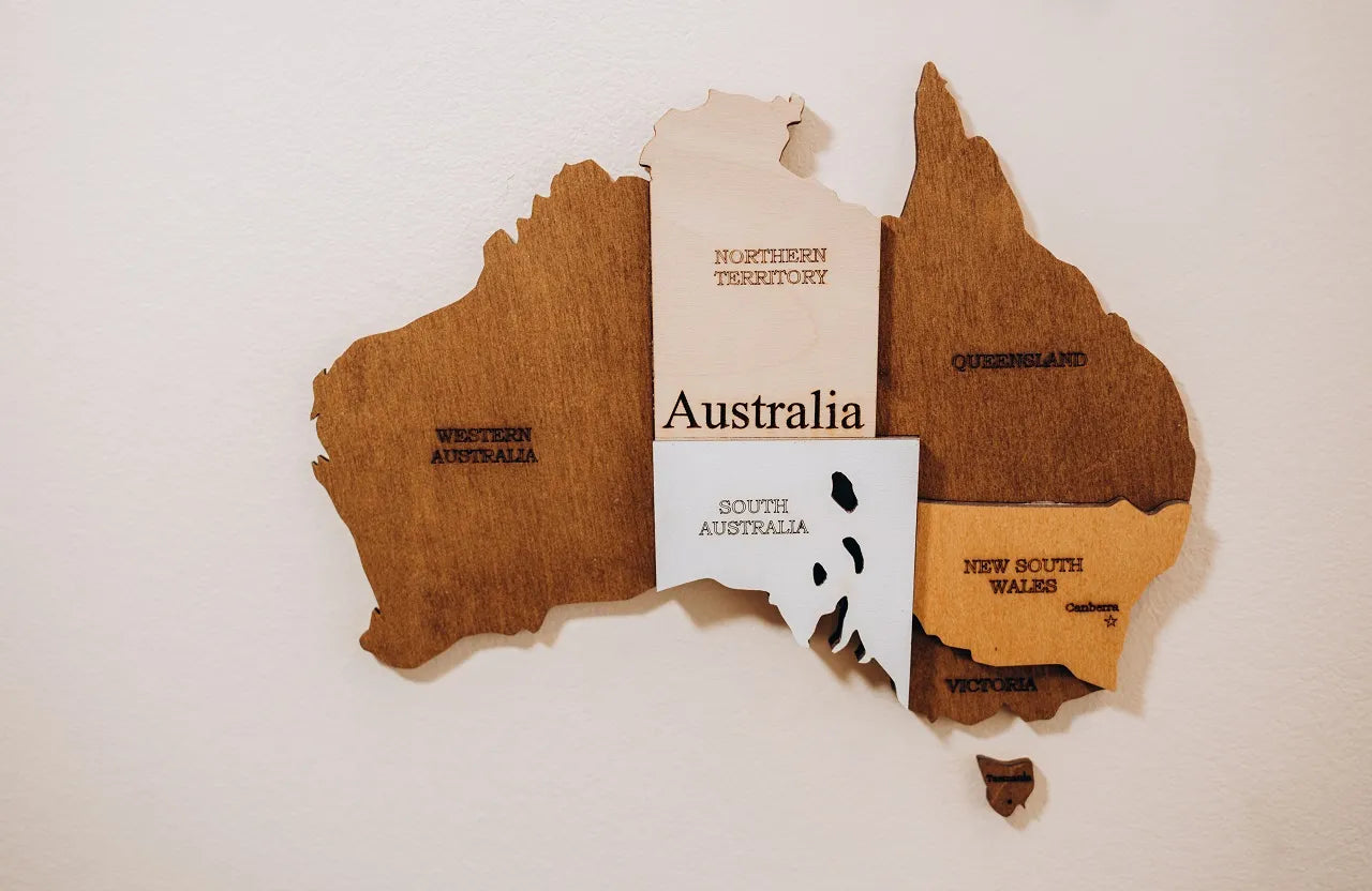 Plywood Australian Map