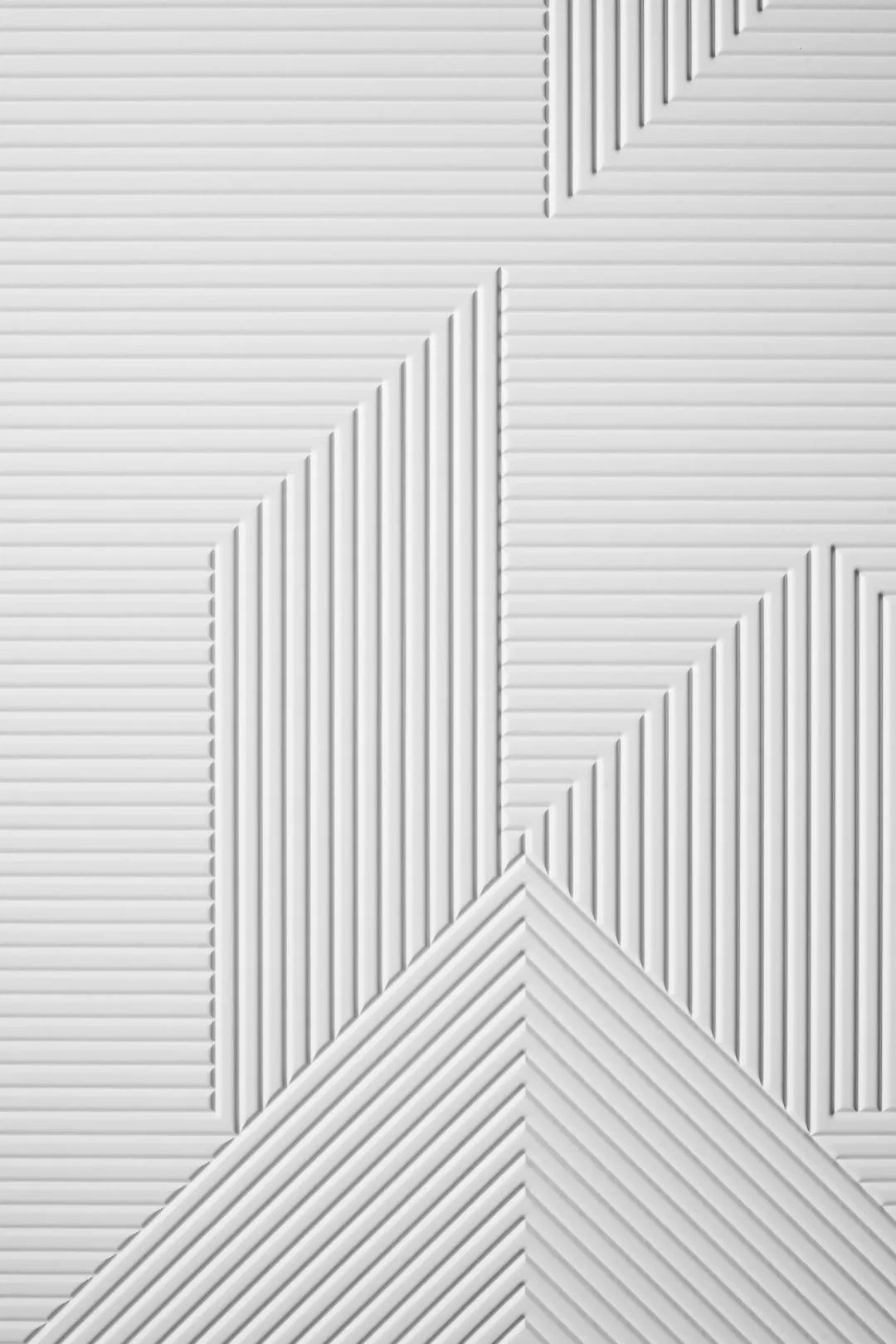 Decorative Wall Panels Mirage White - vertical close-up