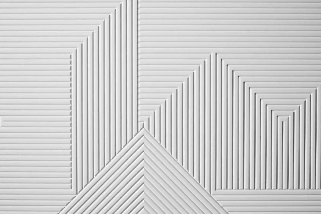 Decorative Wall Panels Mirage White close-up