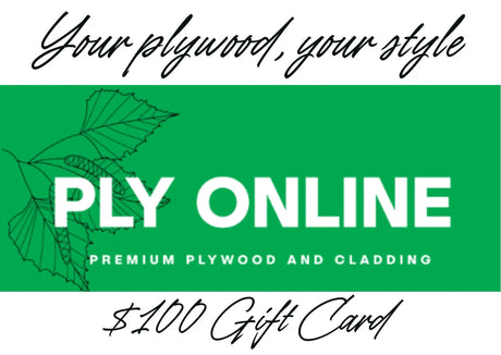 Plywood & Cladding Gift Card by Ply Online