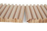 Bamboo Cladding Trenched Limewash T&G 2900x140x15mm - Ply Online