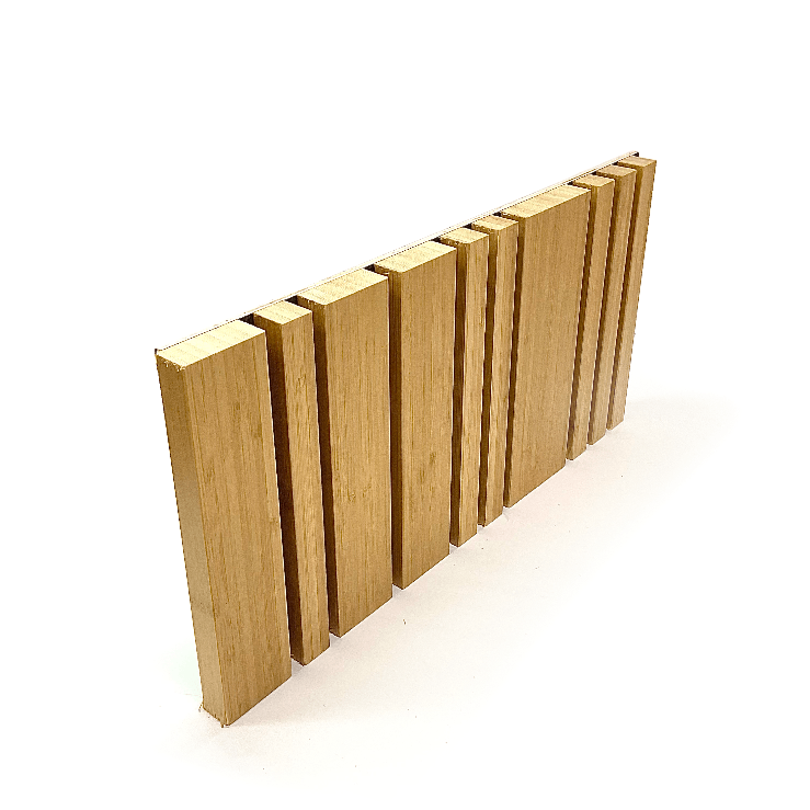 Bamboo Mix Cladding Natural 2900x400x25mm - Ply Online