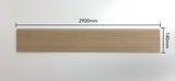 Bamboo Interior Lining Board Peak Limewash 140x15mm 2.9m