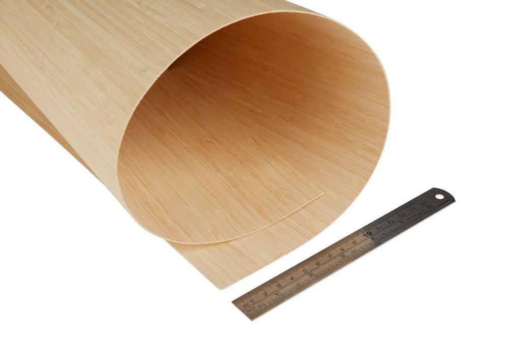 Natural Bamboo Plywood 2.5 mm, 5 plies, narrow grain - Ply Online